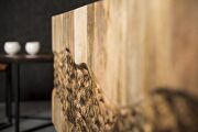 Natural & walnut console table by Acme additional picture 3
