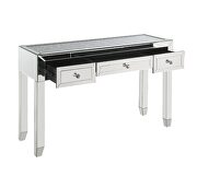 Mirrored & faux diamonds modern and clear touch writing desk by Acme additional picture 3