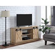 Natural finish tv stand by Acme additional picture 7