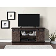 Oak finish tv stand with fireplace by Acme additional picture 7