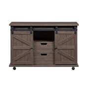 Oak finish tv stand by Acme additional picture 4