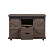 Oak finish tv stand by Acme additional picture 5