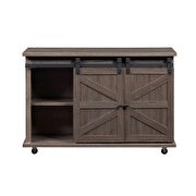Oak finish tv stand by Acme additional picture 6