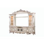 Antique white finish entertainment center by Acme additional picture 2