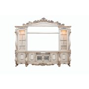 Antique white finish entertainment center by Acme additional picture 3
