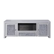 Mirrored & faux diamonds tv stand by Acme additional picture 3
