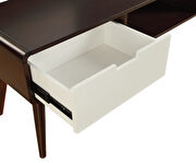 Espresso & white finish tv stand by Acme additional picture 8