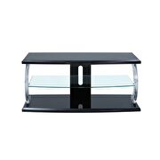 Black & clear glass led tv stand by Acme additional picture 3