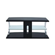 Black & clear glass led tv stand by Acme additional picture 5