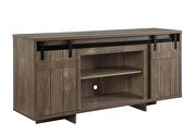 Warm brown and rustic elements rectangular TV stand by Acme additional picture 3