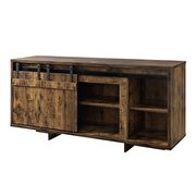 Rustic oak finish stand by Acme additional picture 2