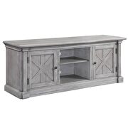 Gray oak finish tv stand by Acme additional picture 2