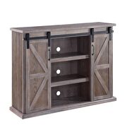 Rustic natural finish tv stand by Acme additional picture 3