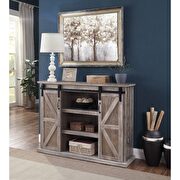 Rustic natural finish tv stand by Acme additional picture 6