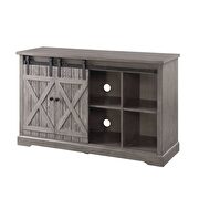 Gray oak finish tv stand, gray oak by Acme additional picture 2