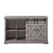 Gray oak finish tv stand, gray oak by Acme additional picture 4