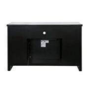 Mirrored & faux diamonds tv stand with fireplace by Acme additional picture 4