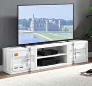 White finish entertainment center by Acme additional picture 2