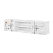 White finish entertainment center by Acme additional picture 3