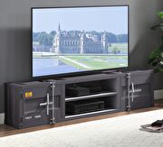 Gunmetal finish entertainment center by Acme additional picture 2