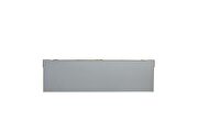 Pearl gray finish and gold trim accent entertainment center by Acme additional picture 9