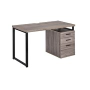 Gray oak finish desk by Acme additional picture 2