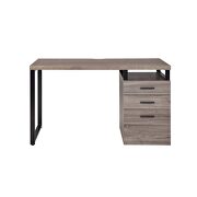 Gray oak finish desk by Acme additional picture 3