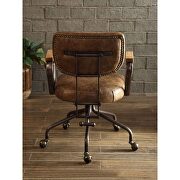 Vintage whiskey top grain leather executive office chair additional photo 4 of 5