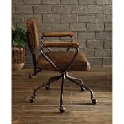 Vintage whiskey top grain leather executive office chair additional photo 5 of 5