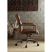Top grain leather executive office chair in brown by Acme additional picture 5