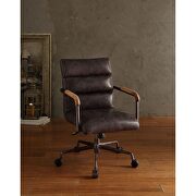 Antique slate top grain leather executive office chair, antique slate top grain leather by Acme additional picture 3