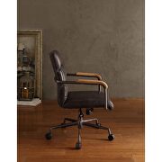 Antique slate top grain leather executive office chair, antique slate top grain leather by Acme additional picture 5