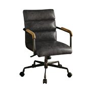 Antique slate top grain leather executive office chair, antique slate top grain leather by Acme additional picture 7