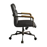 Antique slate top grain leather executive office chair, antique slate top grain leather by Acme additional picture 10