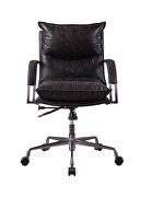 Antique slate top grain leather executive swivel office chair by Acme additional picture 3