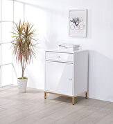 White high gloss & gold desk by Acme additional picture 13