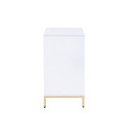 White high gloss & gold desk by Acme additional picture 17