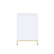White high gloss & gold desk by Acme additional picture 18