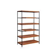 Honey oak & black finish bookcase by Acme additional picture 2