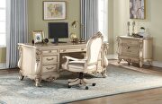 Antique white finish executive desk by Acme additional picture 2