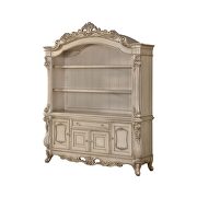 Antique white finish executive bookcase by Acme additional picture 2