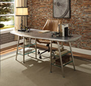 Aluminum desk by Acme additional picture 2