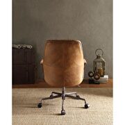 Coffee top grain leather executive office chair by Acme additional picture 4