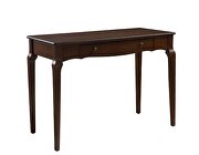 Espresso finish gently curving details writing desk by Acme additional picture 2