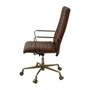 Saturn top grain leather executive swivel office chair by Acme additional picture 5