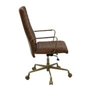 Saturn top grain leather executive swivel office chair by Acme additional picture 6