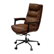 Sahara top grain leather swivel executive office chair by Acme additional picture 2
