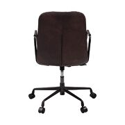 Mars top grain leather upholstered seat and back cushion office chair by Acme additional picture 3
