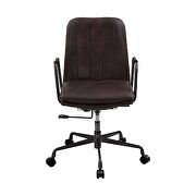 Mars top grain leather upholstered seat and back cushion office chair by Acme additional picture 4
