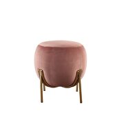 Dusty rose corduroy ottoman by Acme additional picture 3